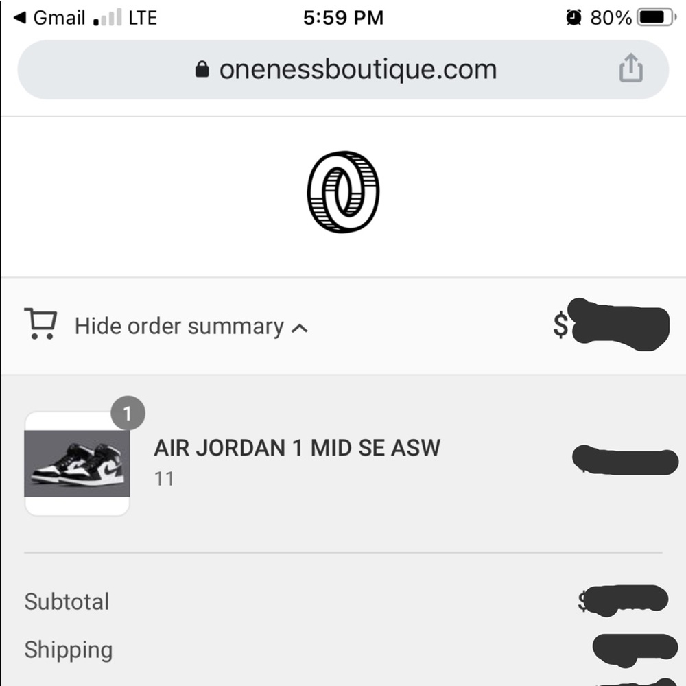 Nike Air Jordan 1 Mid All Star Weekend Black/White - Picture 15 of 15